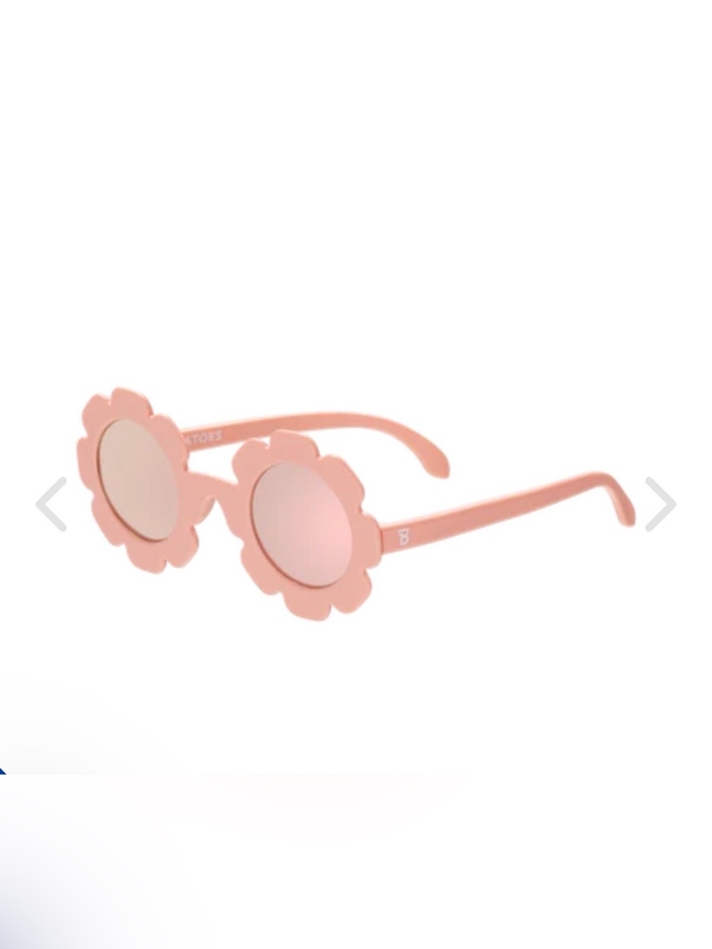 Babiators Pink Flower-Shaped Sunglasses - peachy keen | size 0-2 | polarized